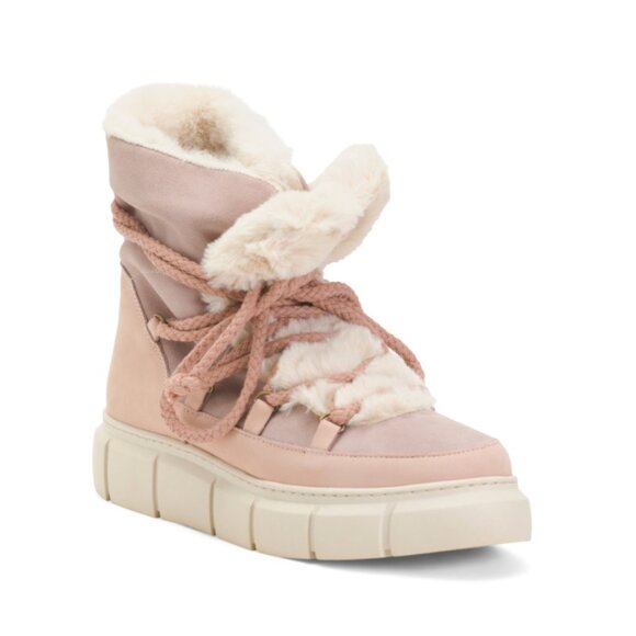 GREATS Blush Made In Portugal Suede Madison Boots